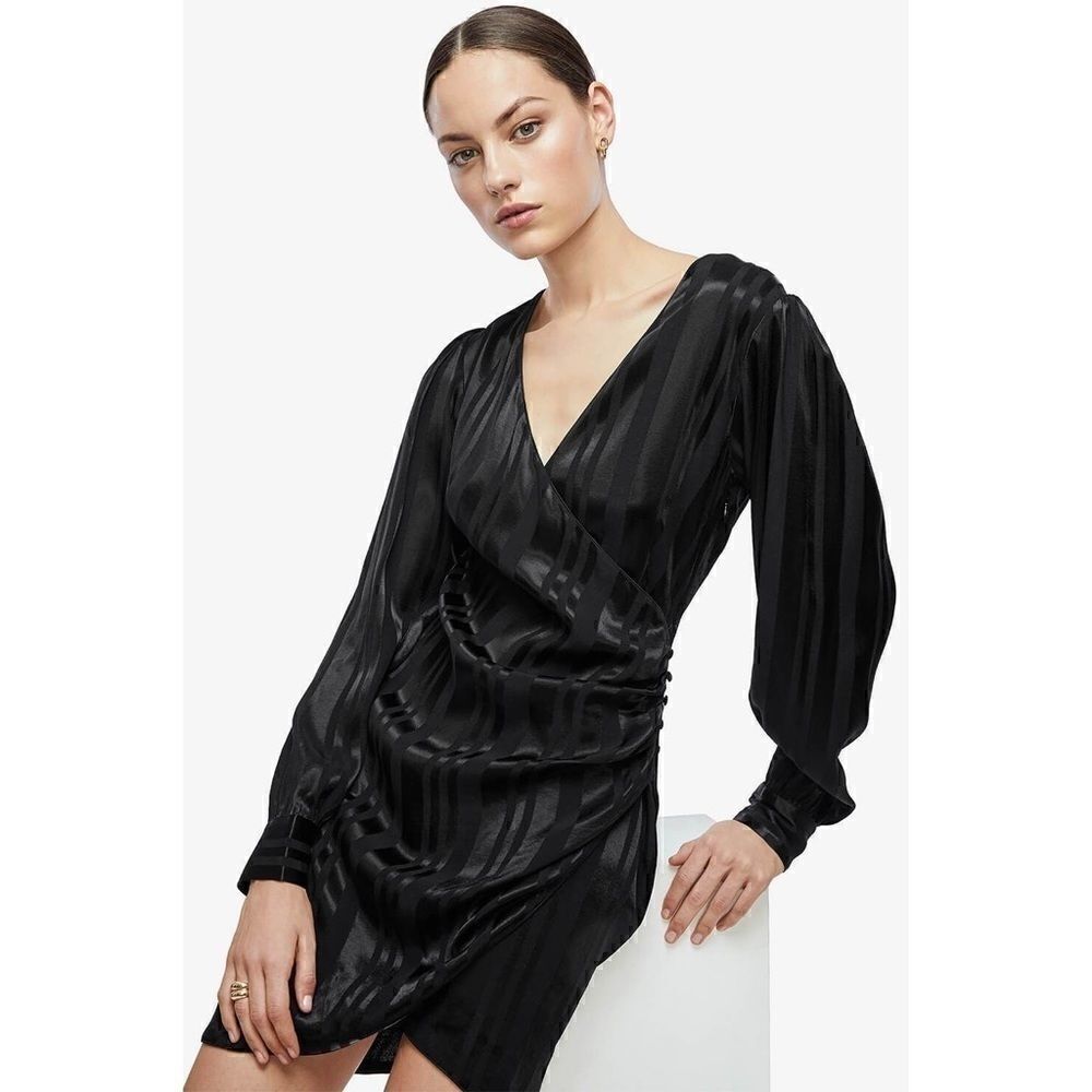 NWT Anine Bing Penelope Mini Black Dress - Picture 3 of 10